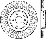 StopTech 09-15 Cadillac CTS-V Cryo Slotted Front Right Sport Brake Rotor