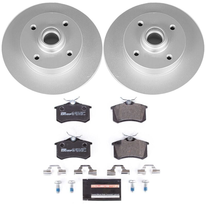 Power Stop 99-02 Volkswagen Cabrio Rear Euro-Stop Brake Kit