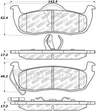 Load image into Gallery viewer, StopTech 05-10 Jeep Grand Cherokee Street Select Rear Brake Pads