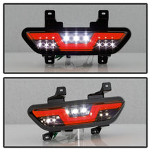 Load image into Gallery viewer, Spyder 15-16 Ford Mustang LED Reverse Lights - Black Smoke w/ Red Bar (ALT-YD-FM15RED-REV-BSM)