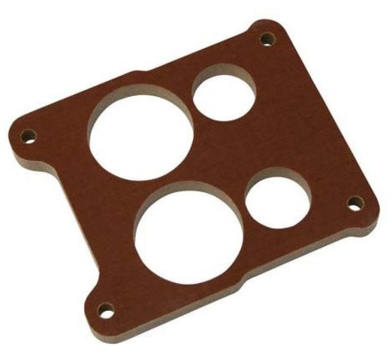 Moroso Quadrajet Carburetor Spacer - 4 Hole Plenum - 1/2in - Phenolic