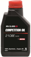 Load image into Gallery viewer, Motul Nismo Competition Oil 2108E 0W30 1L