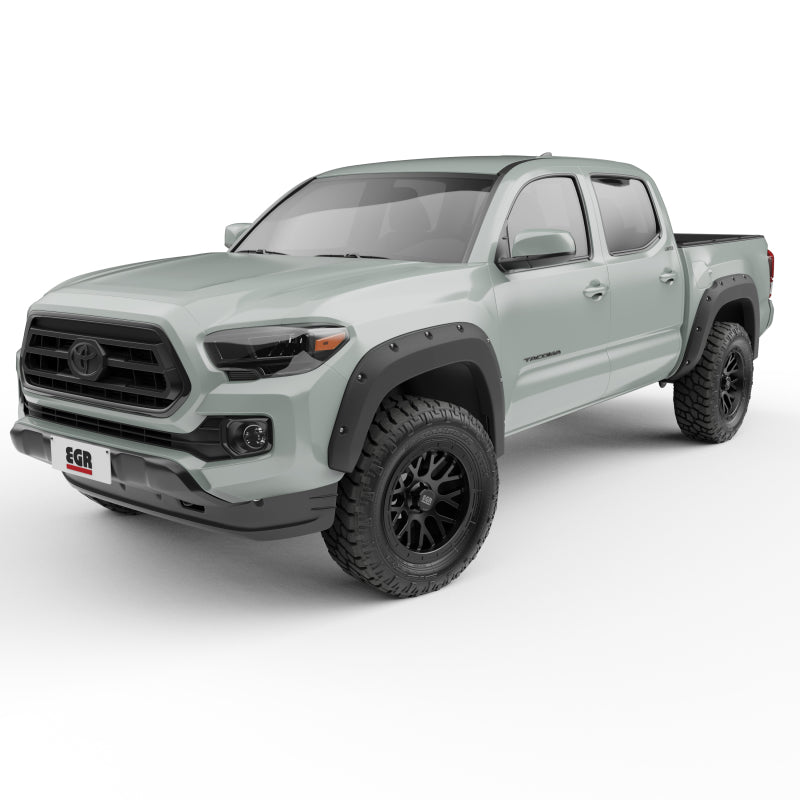 EGR 16+ Toyota Tacoma w/Mudflap Bolt-On Look Fender Flares - Set