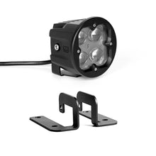 Load image into Gallery viewer, XK Glow Round XKchrome 20w LED Cube Light w/ RGB Accent Light - Fog Beam w/Fog Light Bracket