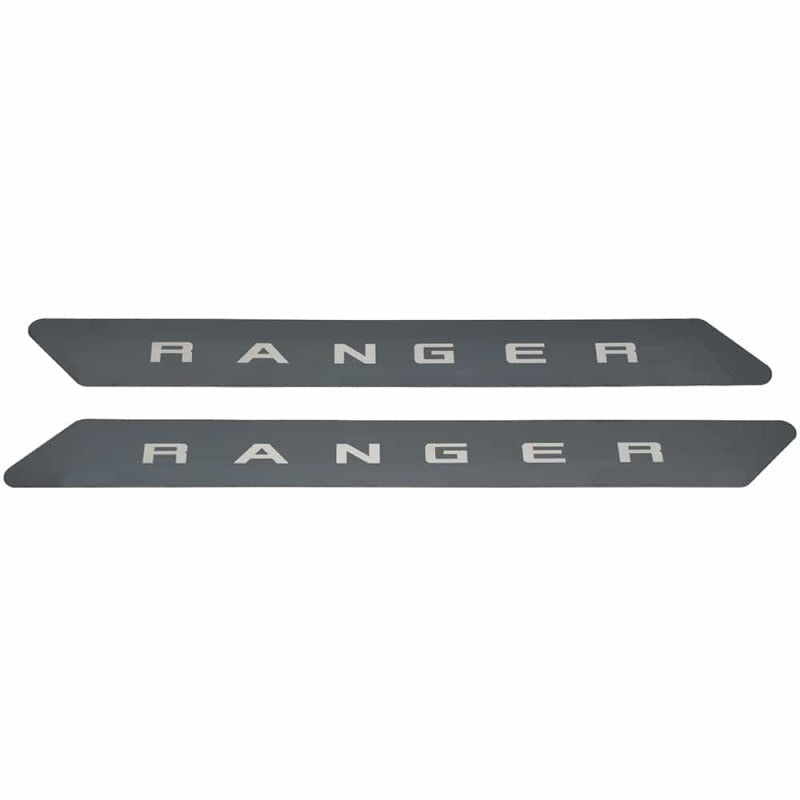 Putco 19-20 Ford Ranger SuperCab - w/ RANGER Etching (2pcs) Black Platinum Door Sills