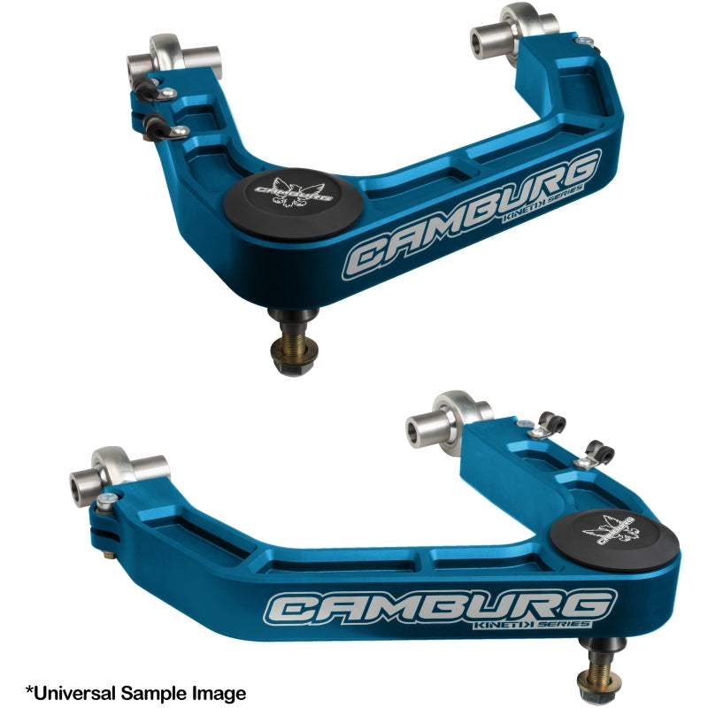 Camburg 19-23 Ford Ranger KINETIK Performance Billet Uniball Upper Arms - Blue