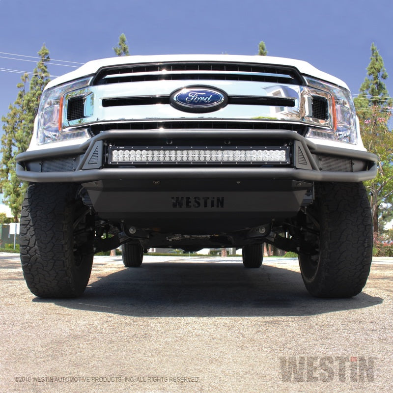 Westin 2018 Ford F-150 Outlaw Front Bumper - Textured Black