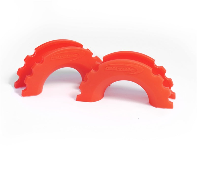 Daystar D-Ring Shackle Isolator Fluorescent Orange Pair