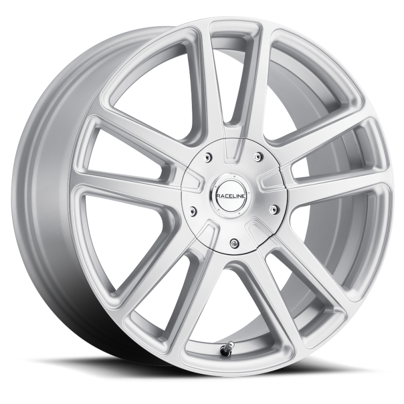 Raceline 145S Encore 16x7in / 4x100/4x114.3 BP / 40mm Offset / 72.62mm Bore - Gloss Silver Wheel