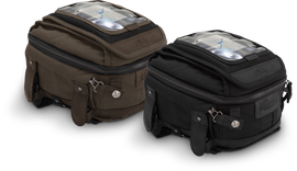 Burly Brand Voyager Tank / Tail Bag - Dark Oak