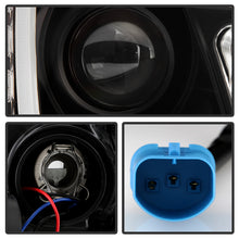 Load image into Gallery viewer, Spyder 08-19 Peterbilt 325 Passenger Side Projector Headlights - Black (PRO-YD-PB38600-R-BK)