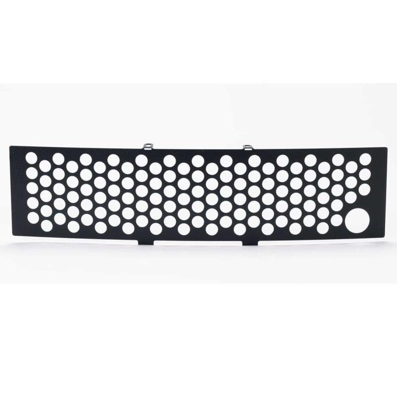 Putco 11-14 Ford F-150 - EcoBoost Bumper Grille Inserts - Black SS Punch w/ Heater Plug Opening