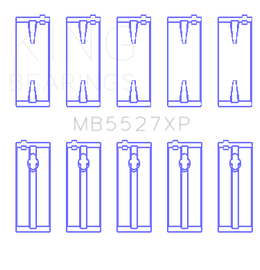 King Engine Bearings Toyota 4AGE/4AGZE 16V 1.6L (Size STDX) Performance Main Bearing Set