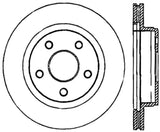 StopTech Power Slot 04-09 Dodge Durango / 02-05 Ram 1500 Front Left Slotted Cryo Rotor