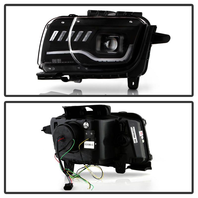 Spyder Chevy Camaro 10-13 High-Power LED Module - Black (PRO-YD-CCAM2010AP-SEQ-BK)