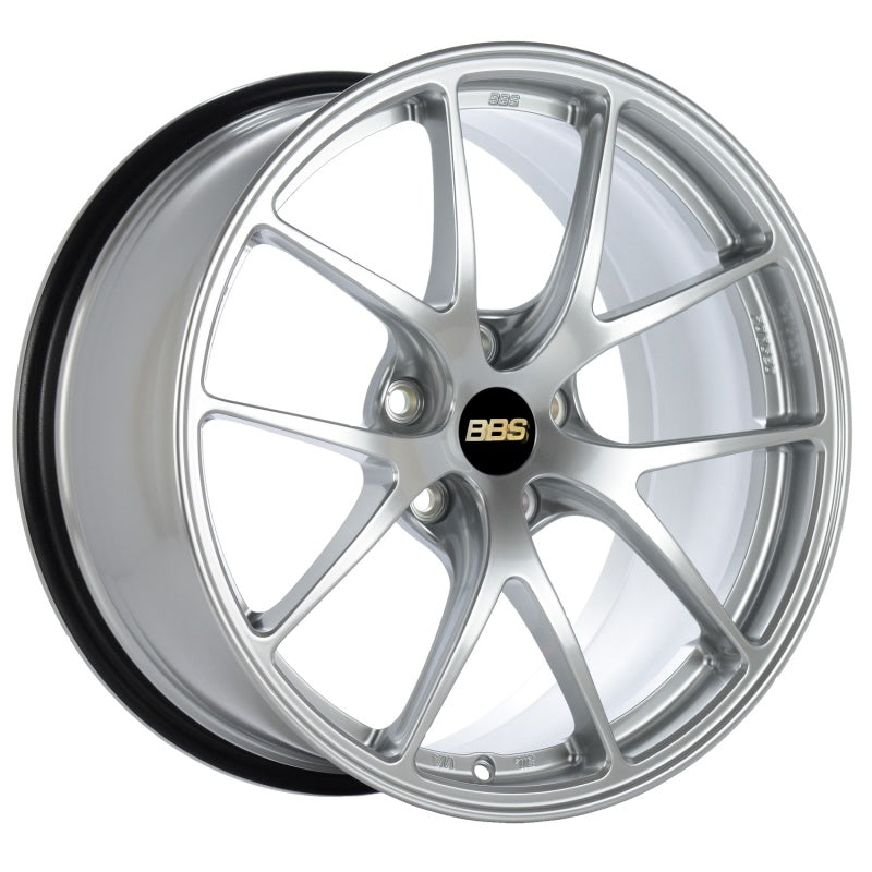 BBS RI-A 18x10.5 5x120 ET22 Diamond Silver Wheel -82mm PFS/Clip Required