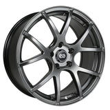 Enkei M52 18x8 32mm Offset 5x120 Bolt Pattern 72.6mm Bore Dia Hyper Black Wheel