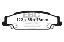 Load image into Gallery viewer, EBC 05-08 Pontiac Grand Prix 5.3 Ultimax2 Rear Brake Pads