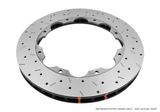 DBA 08-12 Nissan Pathfinder 5.6L Front 5000 Series Drilled & Slotted Ring