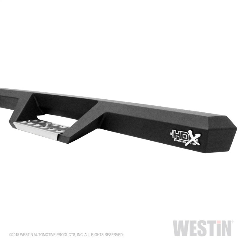 Westin 2019 Chevrolet Silverado/Sierra 1500 Crew Cab Drop Nerf Step Bars - Textured Black