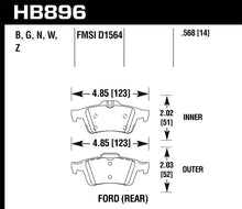 Load image into Gallery viewer, Hawk 16-18 Ford Focus HPS 5.0 Rear Brake Pads