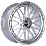 BBS LM 21x9 5x120 ET32 Diamond Silver Center Diamond Cut Lip Wheel -82mm PFS/Clip Required