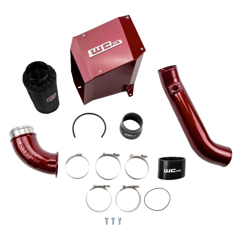 Wehrli 01-04 Duramax LB7 4in Intake Kit w/ Air Box Stage 2 - Bengal Gray
