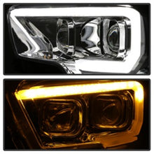 Load image into Gallery viewer, xTune Toyota Tacoma 16-18 DRL Light Bar Projector Headlights - Chrome PRO-JH-TTA16-LBDRL-C