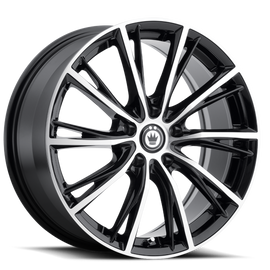 Konig Impression 16x7.5 5x114.3 ET40 Gloss Black w/ Machined Face