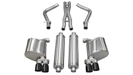 Corsa 2011-2014 Dodge Charger R/T 5.7L V8 Black Xtreme Cat-Back Exhaust