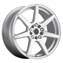 Load image into Gallery viewer, Raceline 131S Evo 15x7in / 5x100/5x114.3 BP / 40mm Offset / 72.62mm Bore - Silver &amp; Machined Wheel