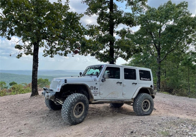 Superlift 07-18 Jeep Wrangler JK 4in Long Arm Kit - Shadow Shocks