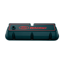 Load image into Gallery viewer, Ford Racing Logo Die-Cast Black Valve Covers