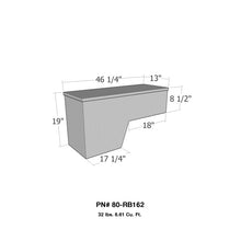 Load image into Gallery viewer, Westin/Brute Pork Chop Tool Box Driver Side 46in Wide - Aluminum