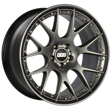 Load image into Gallery viewer, BBS CH-RII 22x9.5 5x120 ET33 Satin Platinum Center Black Lip SS Rim Prot Wheel -82mm PFS Req