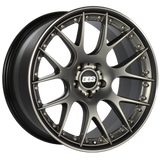 BBS CH-RII 21x10.5 5x108 ET32 Platinum w/ Satin Black Rim Prot Wheel PFS Req w/MS Etching