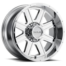 Raceline 940C Hostage 18x9in / 5x150 BP / 12mm Offset / 110.3mm Bore - Chrome Wheel