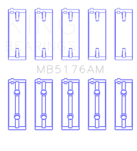 Load image into Gallery viewer, King Engine Bearings Mitsubishi 4G93 SOHC (Size 0.25) Main Bearing Set