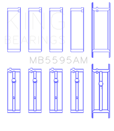 King Engine Bearings Datsun Ka-24E (Size +0.25mm) Main Bearing Set