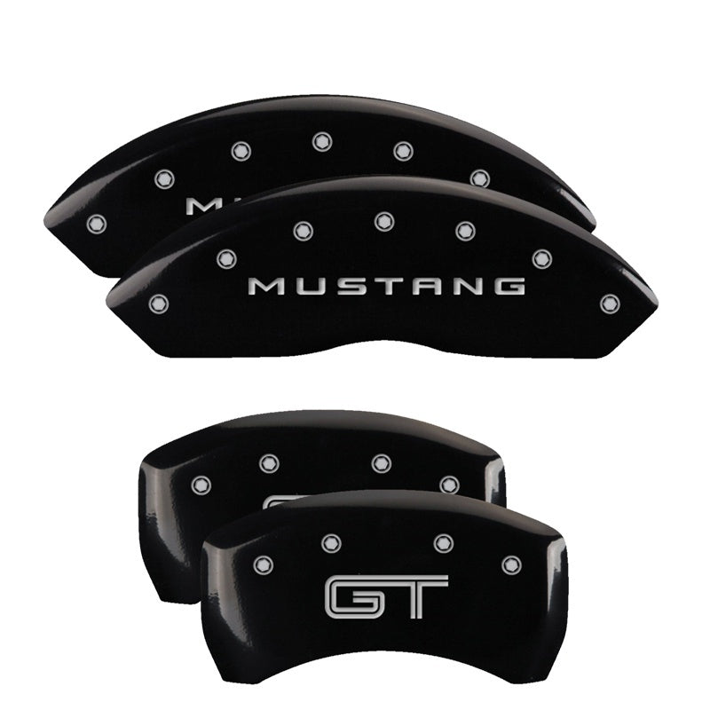 MGP 4 Caliper Covers Engraved Front & Rear Tiffany Snake Yellow finish black ch