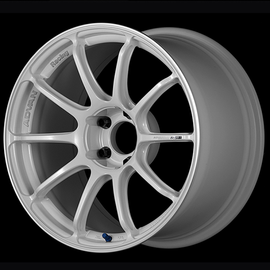 Advan RSIII 18x7.5 / +48 Offset / 5x114.3 / 73mm Bore / Racing White Metallic and Ring