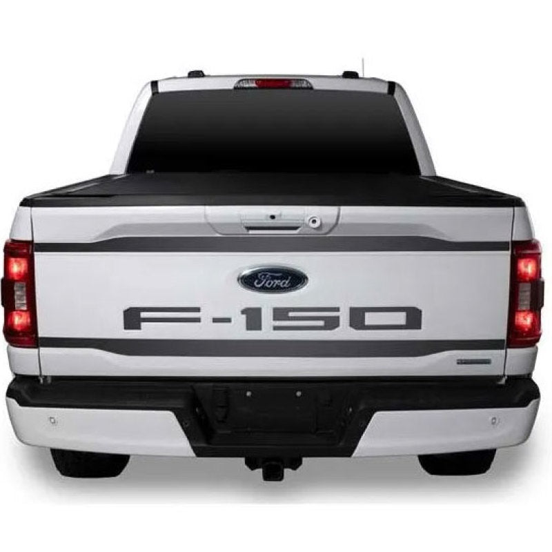 Putco 2021 Ford F-150 Stainless Steel Black Platinum Upper/Lower Tailgate Accent (2pcs)