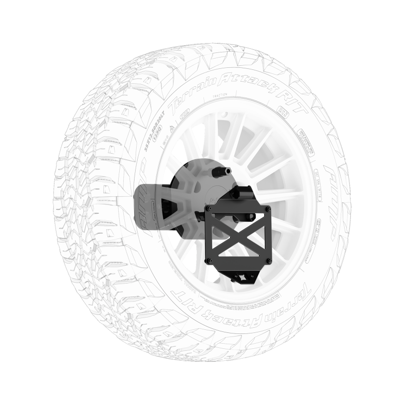 Body Armor 4x4 16-23 Toyota Tacoma/10-24 4Runner Pro Series II Tire Carrier W/ License Plate Holder