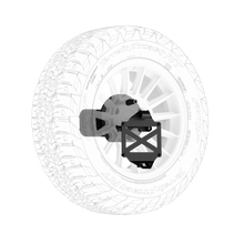 Load image into Gallery viewer, Body Armor 4x4 16-23 Toyota Tacoma/10-24 4Runner Pro Series II Tire Carrier W/ License Plate Holder