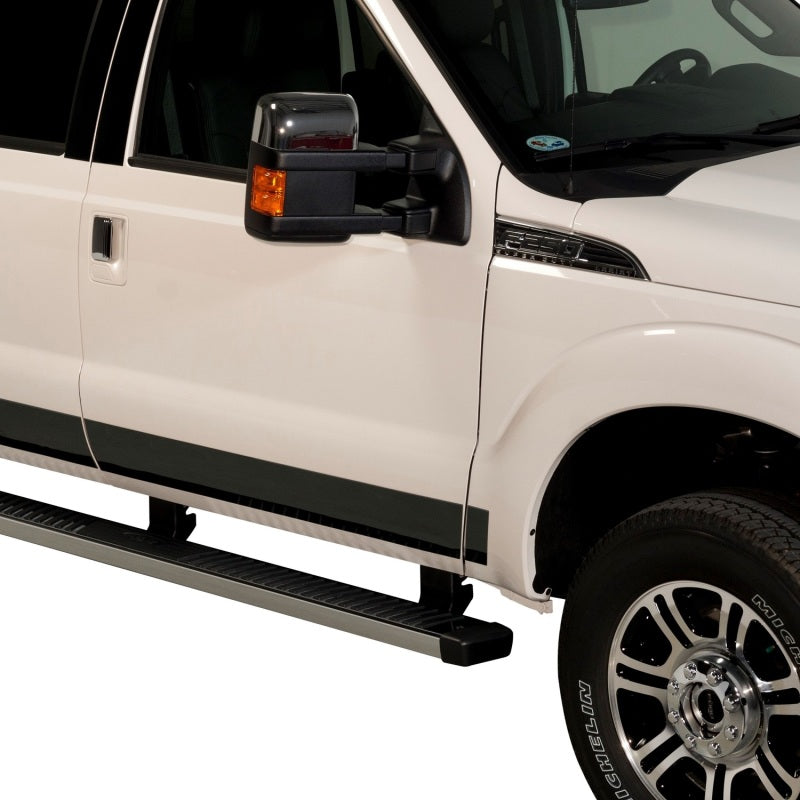 Putco 11-16 Ford SuperDuty - Reg Cab 8ft (10pcs - 6.25in Wide) Black Platinum Rocker Panels