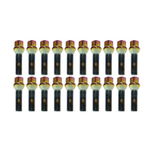 Load image into Gallery viewer, Wheel Mate Mevius 17 Hex Lug Bolt Set of 20 - Chrome Neon 14x1.25 40mm Cone 60 DEG TAP