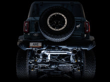 Load image into Gallery viewer, AWE Tuning 2021+ Ford Bronco 0FG Dual Rear Exit Exhaust w/Chrome Silver Tips &amp; Bash Guard