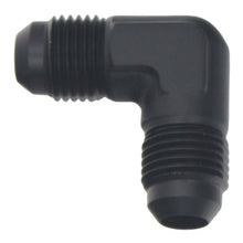 Load image into Gallery viewer, DeatschWerks 6AN Male Flare to 6AN Male Flare 90-Degree Fitting - Anodized Matte Black