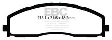 Load image into Gallery viewer, EBC 13+ Ford F250 (inc Super Duty) 6.2 (2WD) Ultimax2 Front Brake Pads