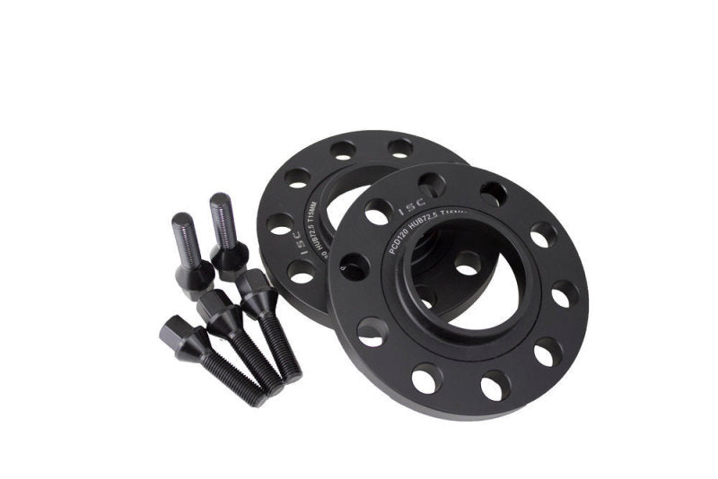 ISC Suspension BMW 5x120 Hub Centric (72.5 Hub Bore) Wheel Spacers 20mm Black (Pair)